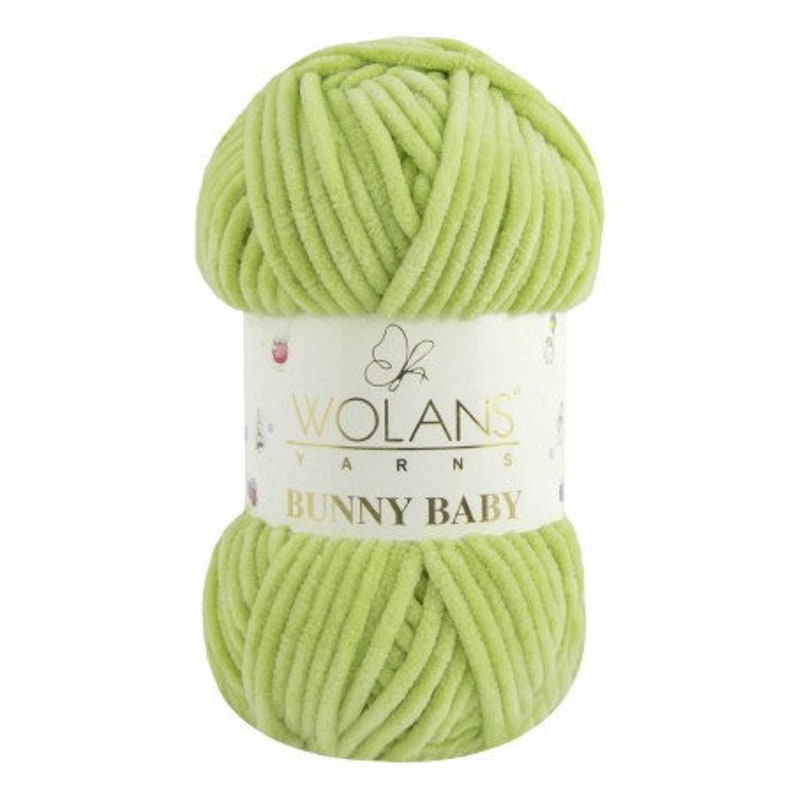 45 green color chenille yarn