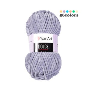 Yarn Art Dolce Chenille Garn Baby Soft für Amigurumi, Decke häkeln
