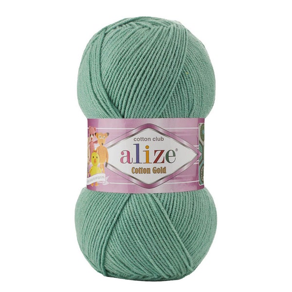 Alize Cotton Gold Yarn  Microfiber Acrylic Crochet 100g 330m