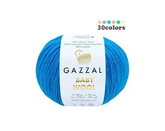 Gazzal Baby Wool Yarn 50g 175m