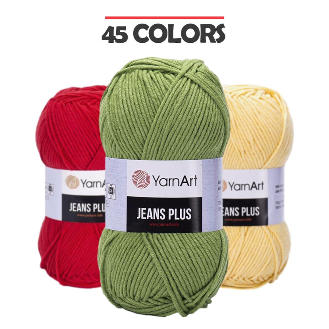 Yarnart Jeans Plus Yarn Amigurumi Baby Soft 100g 160m - Etsy