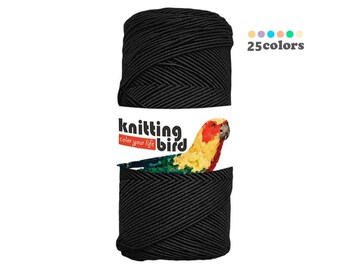 KnittingBirdShop Supra Supla Macrame Cord 1.5mm 200g 200m