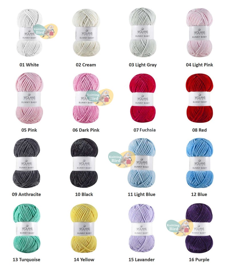 Wolans Bunny Baby Color Chart1