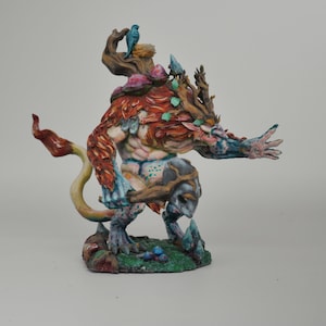 Painted miniature characters