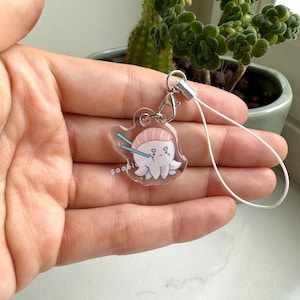 Oochi the Octopus as Sushi Phone Charm