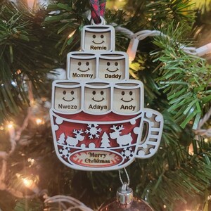 Personalisierte Schokolade Kakao Weihnachtsdekor