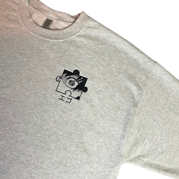 Anime Crewneck | Anime Embroidered Sweatshirt | Embroidery Anime | Embroidered Anime Shirt | Anime Shirt | Embroidered Anime Anime inspired