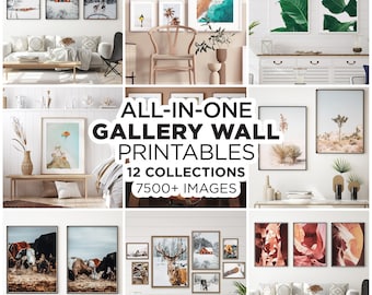 7500+ Art Prints Gallery Wall Set, Nature & Botanical (Digital Prints)