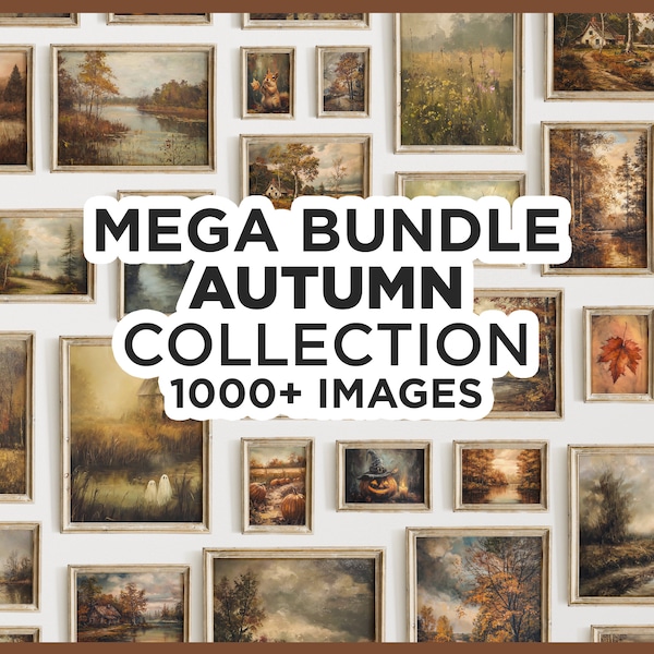 Vintage Fall Wall Prints Etsy