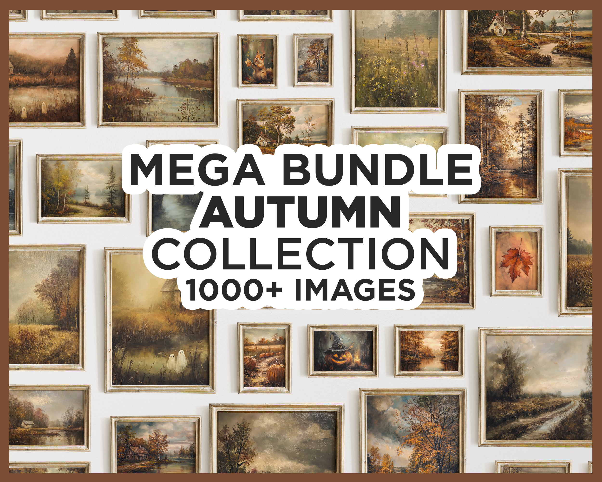 Rustic Vintage Fall Print Bundle – Autumn Wall Art Digital Download - Etsy