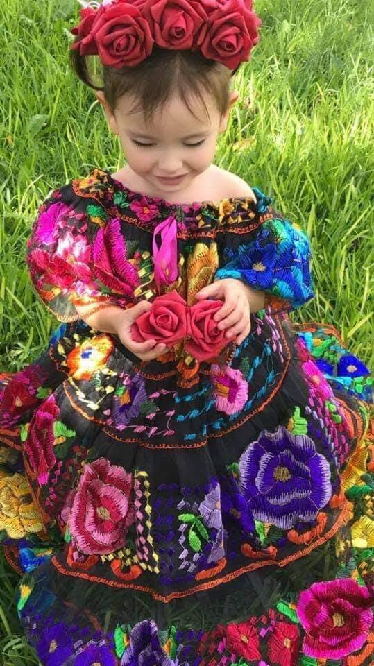 Niñas vestido mexicano - Etsy México Niñas vestido mexicano - Etsy México