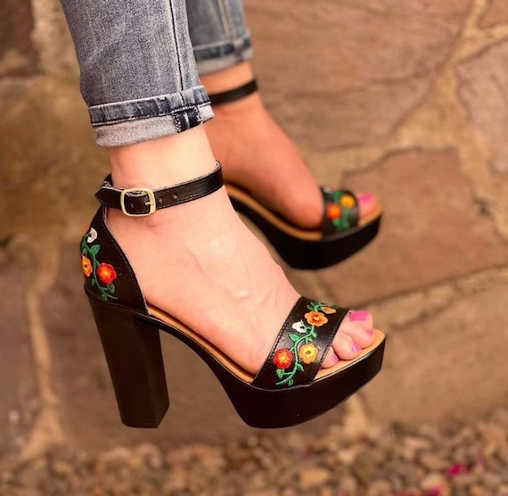 Huaraches bonitos store para mujer