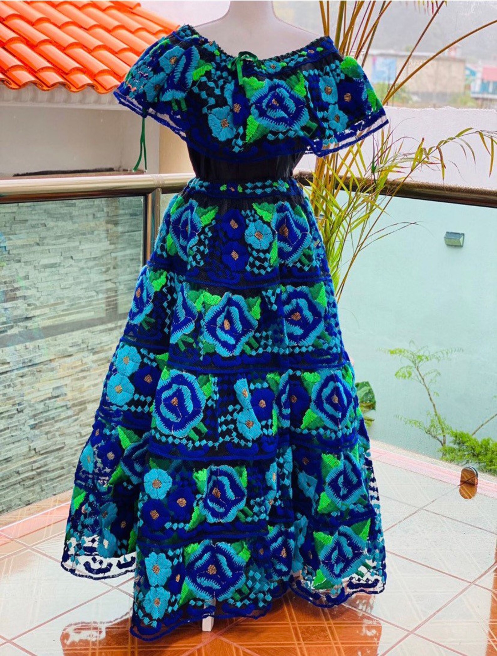 Chiapas Typical Costume. Traditional Dress for Chiapas Women. - Etsy