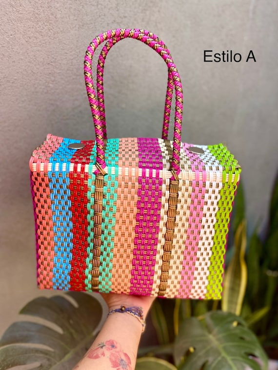 rubber tote bolsa with holes