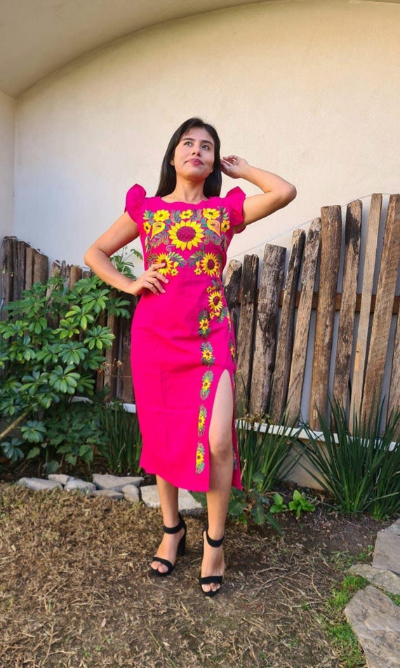 Mexican top maxi dress