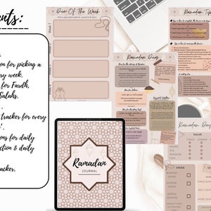Ramadan Digital Planner 2024 | Ramadan Planner PDF | Ramadan Journal