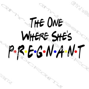 Fichier numérique de celle où elle est enceinte pour Cricut ou Silhouette téléchargement immédiat