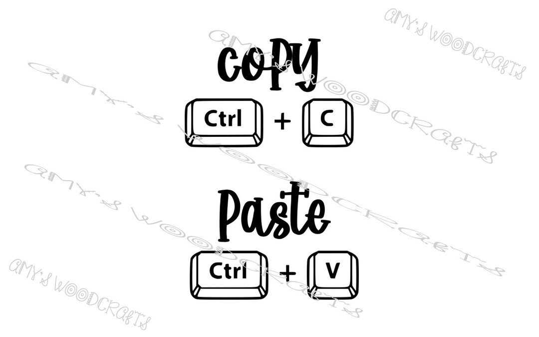 Copy Paste - Twins - Control C, Control V Digital File for Cricut or ...