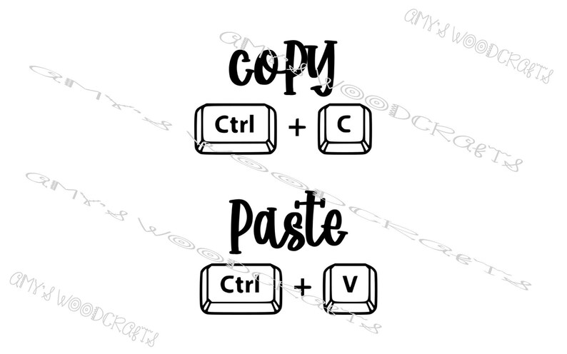 Copy Paste - Twins - Control C, Control V Digital File for Cricut or ...