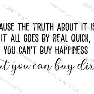 But You Can Buy Dirt Digital File for Cricut or Silhouette Instant Download