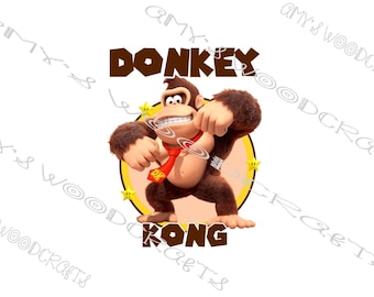 Donkey Kong / Archivo digital para Cricut o Silhouette (Descarga instantánea)