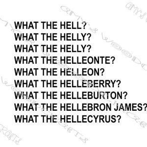 What the Hell What the Helly | Digitale Datei für Cricut oder Silhouette sofort herunterladen