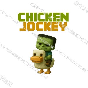 Poulet jockey | Téléchargement instantané de fichier numérique par sublimation ou DTF