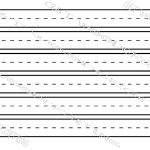 Plantilla de tablero de rastreo con líneas en blanco para rastrear números de letras archivo digital para descarga instantánea Cricut o Silhouette