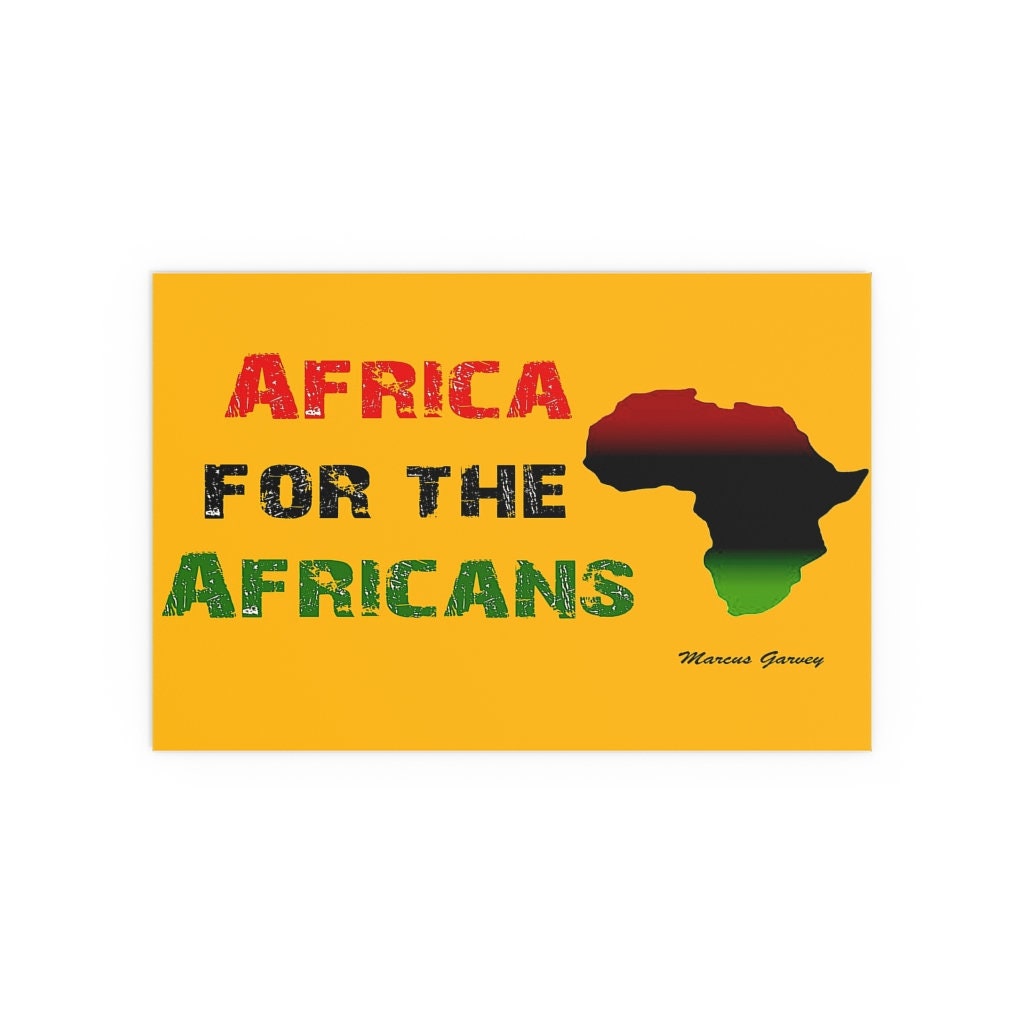 Africa For The Africans Poster.