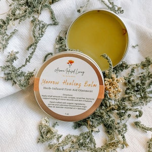 Yarrow Balm | Yarrow + Calendula Salve with Pure Lavender Oil | 1 oz
