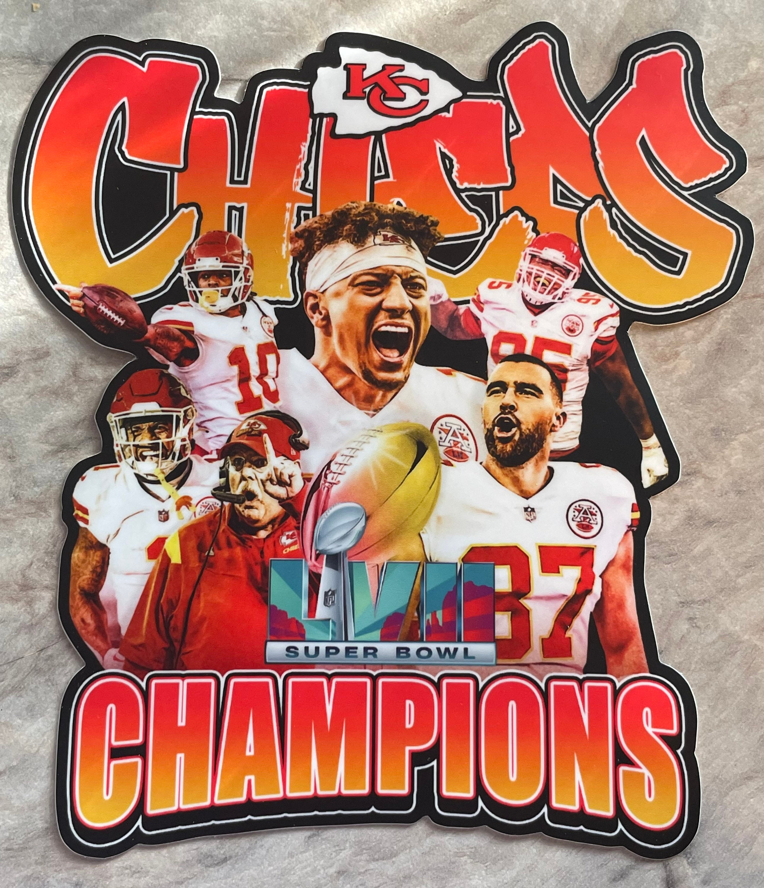 Kansas City Chiefs Sticker Decal Super Bowl Champions Car Truck Window  Laptop