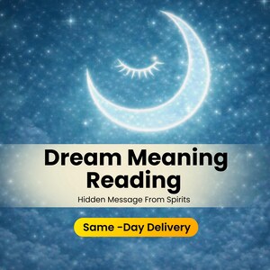 Dream Meaning Reading, Hidden Messages from Spirits | Personalized Astrology Reading | Same Day PDF Delivered
