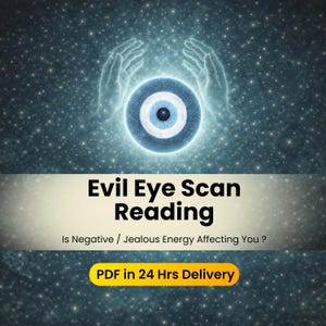 邪眼の個別リーディング、負のエネルギースキャンと保護（PDFは24時間以内に配信）