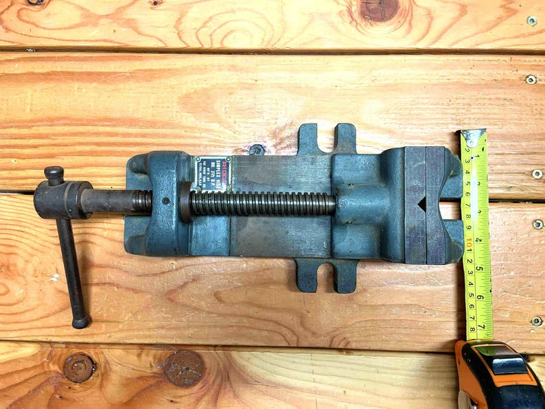 Vintage Table Vise Ridgid Simplex No. 3 1/2 D.P. image 4