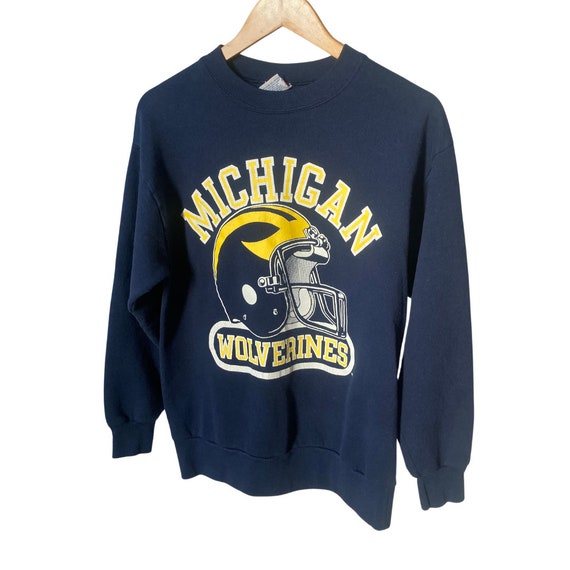 90s University of Michigan Football Crewneck