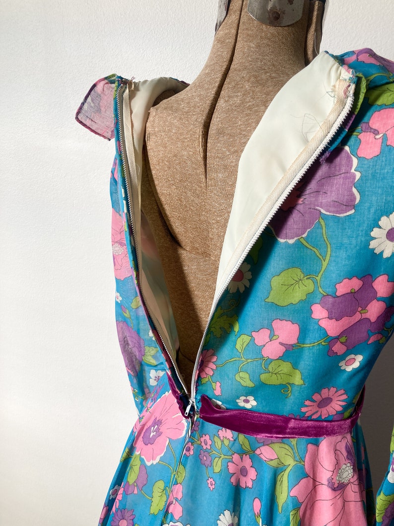 70’s Dreamy Floral Chiffon Dress main image 0