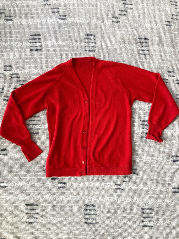 50s Red Cardigan