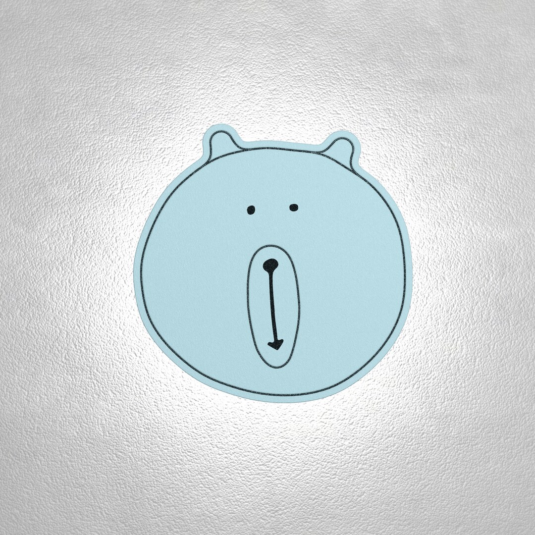 Children's Room LED Wall Lamp and Night Light Forest Animal Bear Made