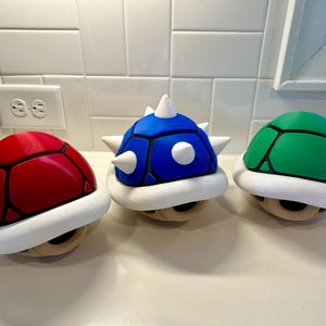 Life Sized Mario Kart Shells - Koopa Spiny Shells - Koopa Shell - Super Mario Bros - Retro Gaming Figurine - Mario 3D Print