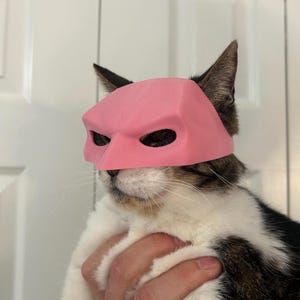 Hilarious Bat Cat Mask - Cat Bat Mask - Bat Hat for Cats - Cat Costume (one size fits most) - 3D Printed Bat Cat Hat - Bat Cat