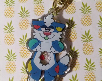 Plush Pup Shaker Keychain