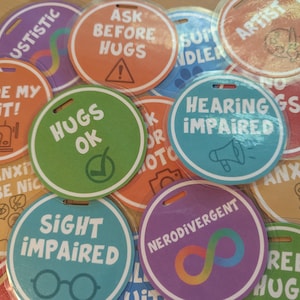 Fursuiter Info Badges
