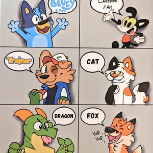 Species/Character Fan Fursuit Badges