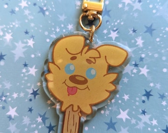 Pupsicle Keychain