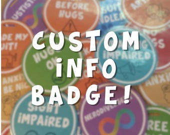 Custom Fursuiter Info Anstecker