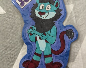 Cartoon Fursuit Abzeichen Auftrag
