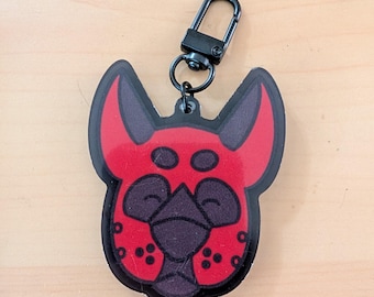 Furry Pup Keychain