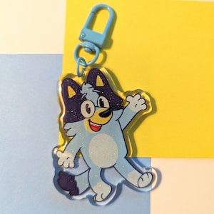 Bluey Heeler Keychain