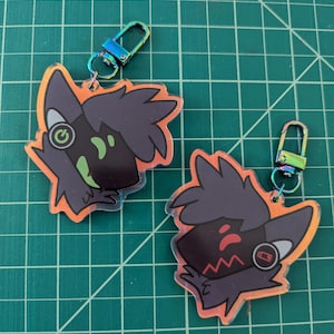 Furry Protogen Keychains