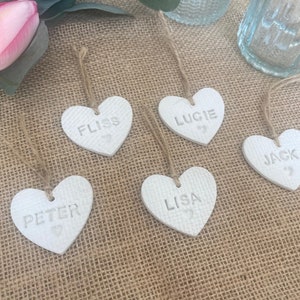 WEDDING FAVOURS Personalised, wedding favours, place settings, name settings, table decor, wedding, hen party, birthday, keepsake, rustic image 5